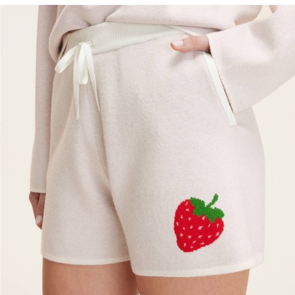 Kate Spade Target Women's Embroidered Strawberry Sweater Short